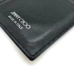 Jimmy Choo Black Leather Coin Purse/Coin Case (Pre-Owned)