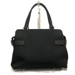 Salvatore Ferragamo Black Nylon Leather Handbag Tote Bag (Pre-Owned)