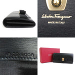 Salvatore Ferragamo Black Leather Wallet (Bi-Fold) (Pre-Owned)