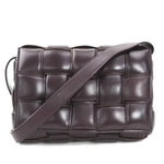 Bottega Veneta Dark Brown Leather Shoulder Bag (Pre-Owned)