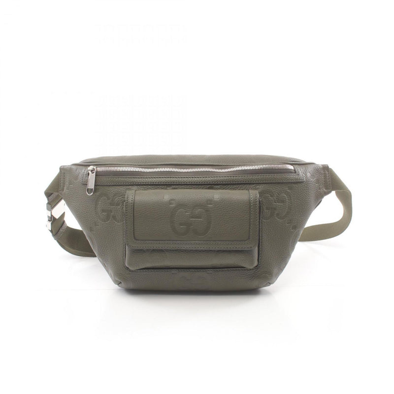 Gucci Khaki Leather Fanny Pack (Pre-Owned)