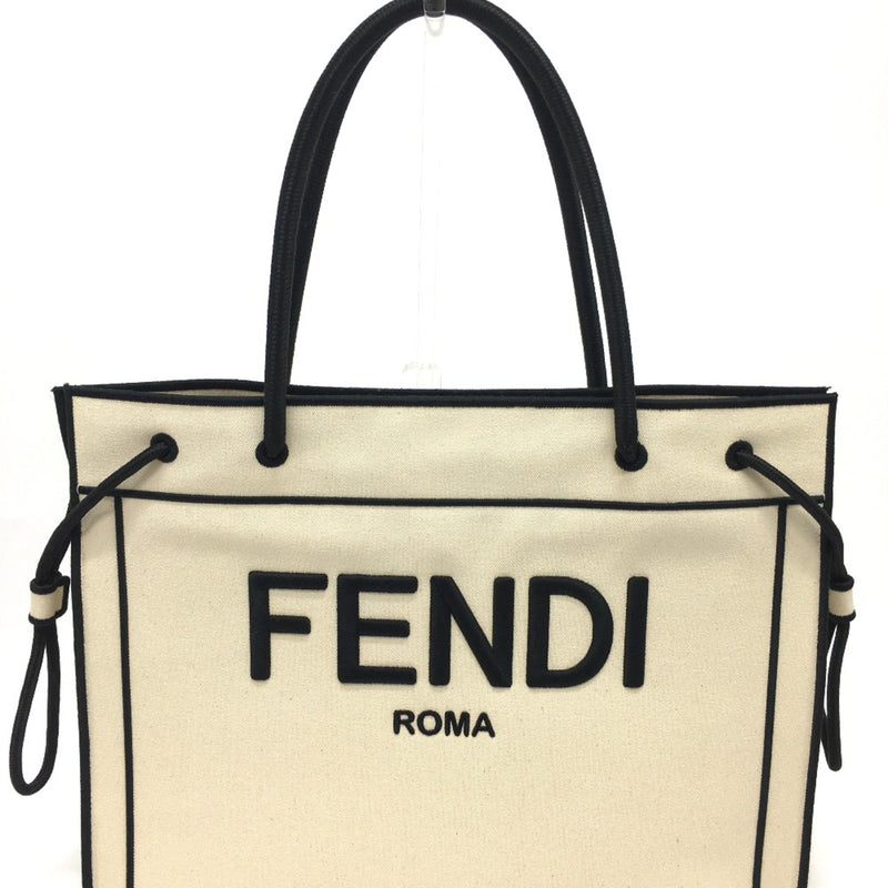 Fendi Beige Cloth Tote Bag (Pre-Owned)