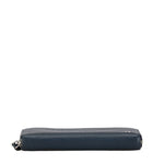 Bvlgari Bvlgari Bvlgari Navy Leather Long Wallet (Bi-Fold) (Pre-Owned)