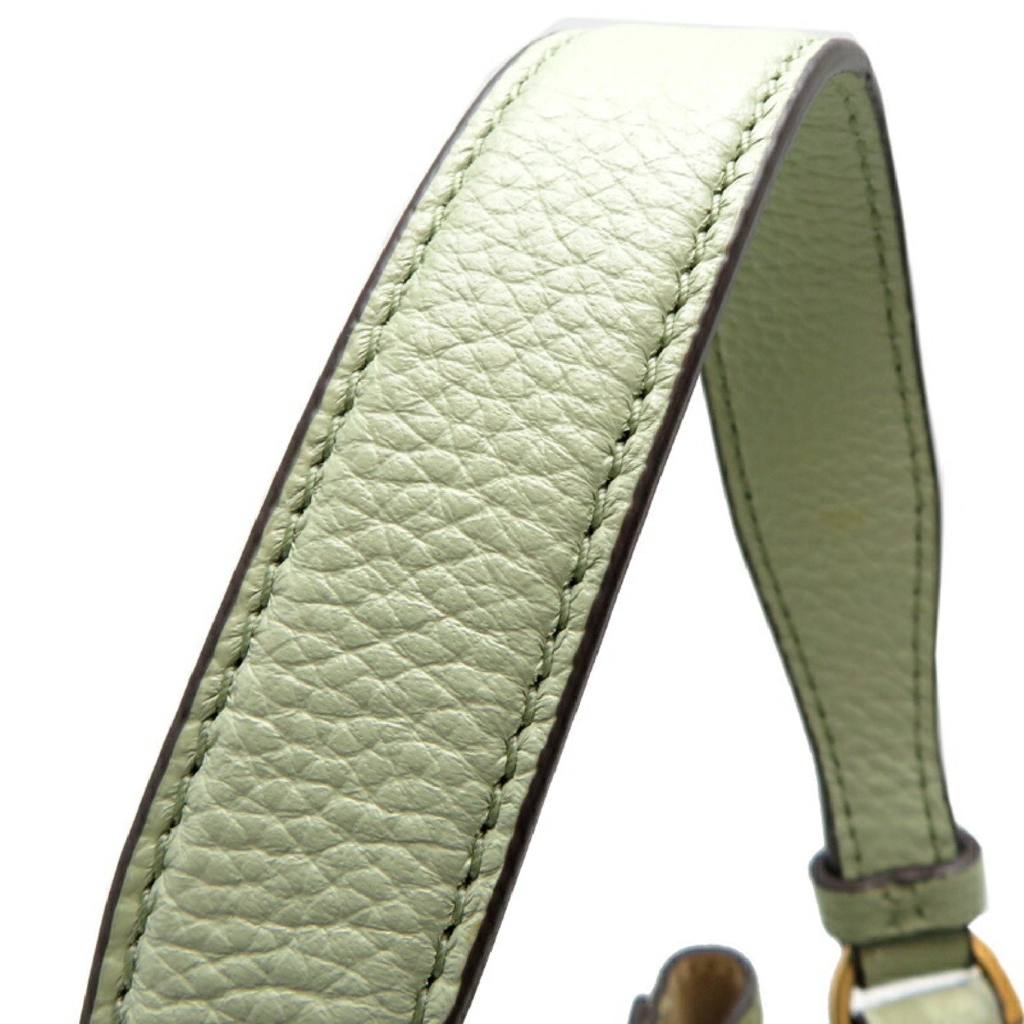 Tory Burch Light Green Leather Shoulder Bag (Pre-Owned)