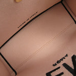 Fendi Beige Black Canvas Shoulder Bag (Pre-Owned)