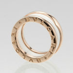 Bvlgari Pink Gold Ceramic Pink Gold (18K) Band Ring (Pre-Owned)