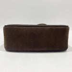 Salvatore Ferragamo Brown Suede Leather Shoulder Bag (Pre-Owned)