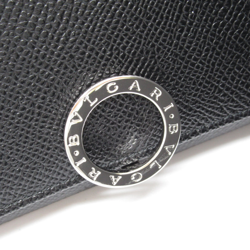 Bvlgari Black Leather Card Wallet