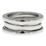 Bvlgari Silver White Gold (18K) Band Ring (Pre-Owned)