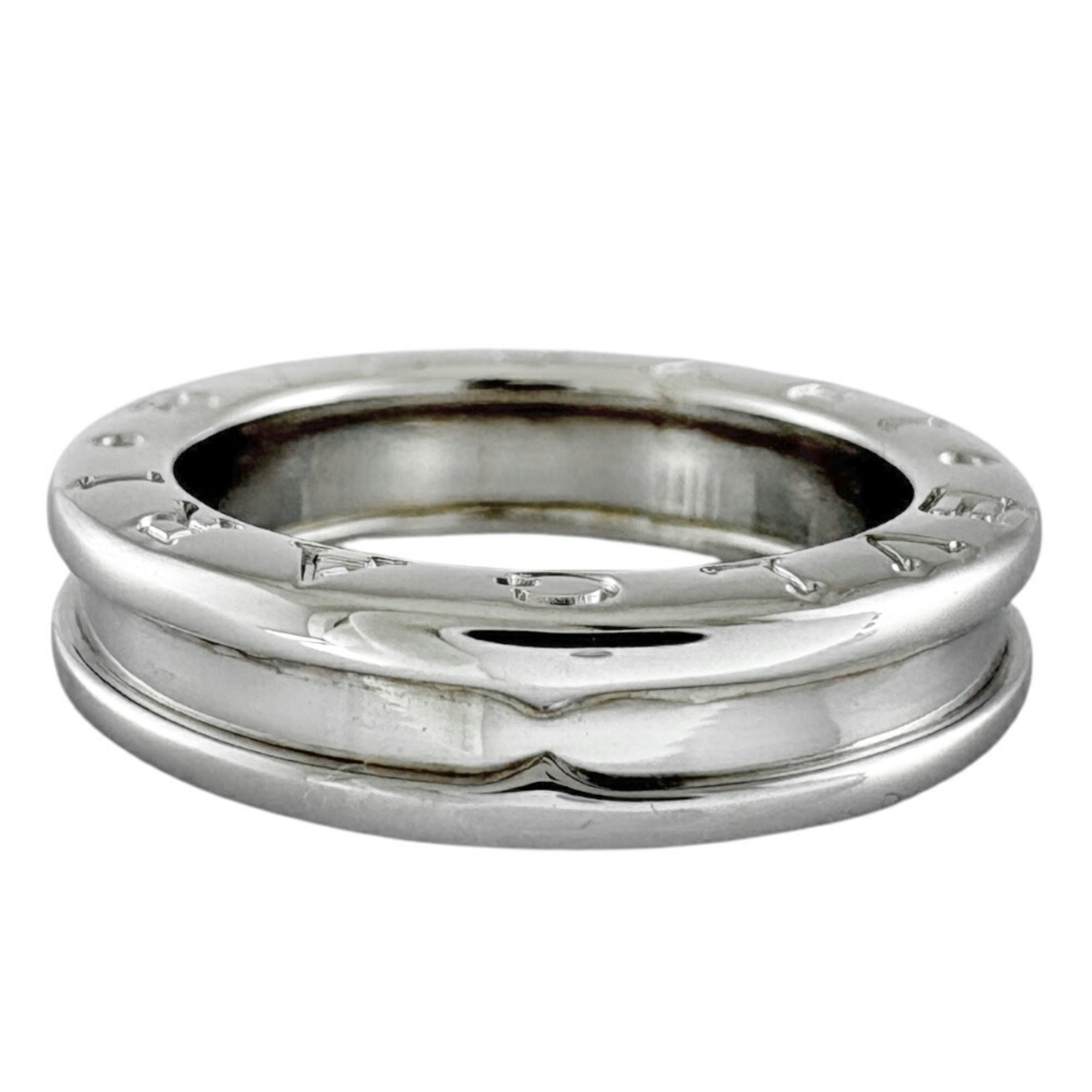 Bvlgari B.Zero1 Silver White Gold (18K) Band Ring (Pre-Owned)