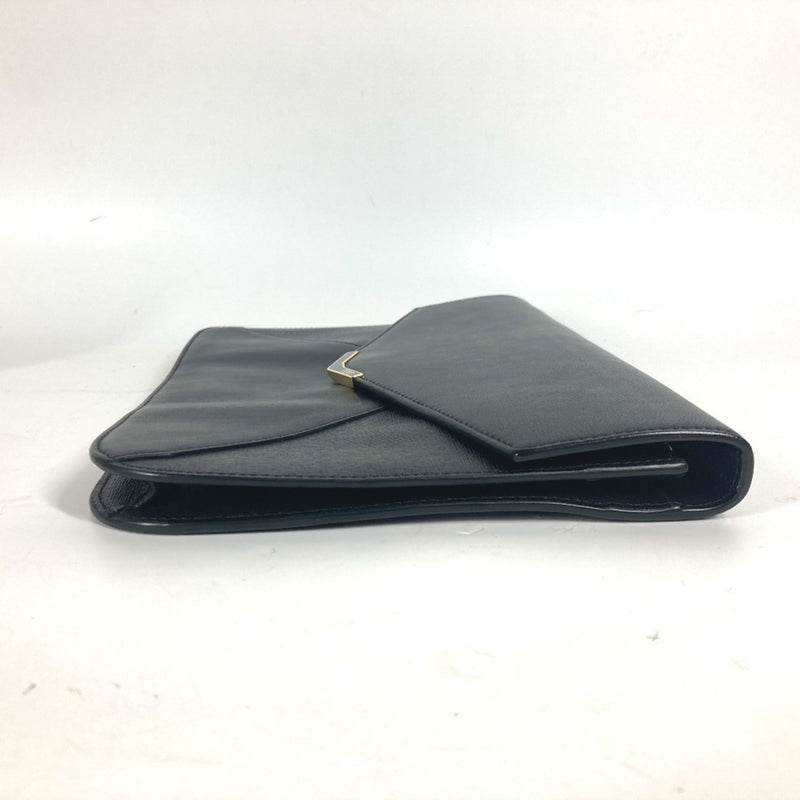 Fendi Black Leather Clutch Bag (Pre-Owned)