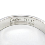 Cartier Silver White Gold (18K) Band Ring (Pre-Owned)