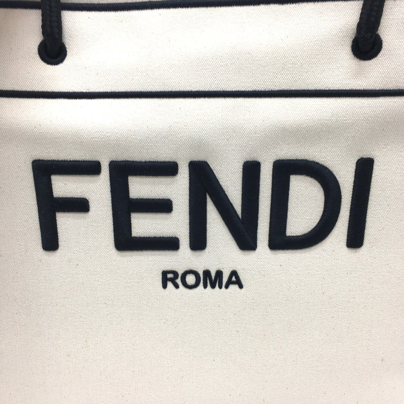 Fendi Beige Cloth Tote Bag (Pre-Owned)