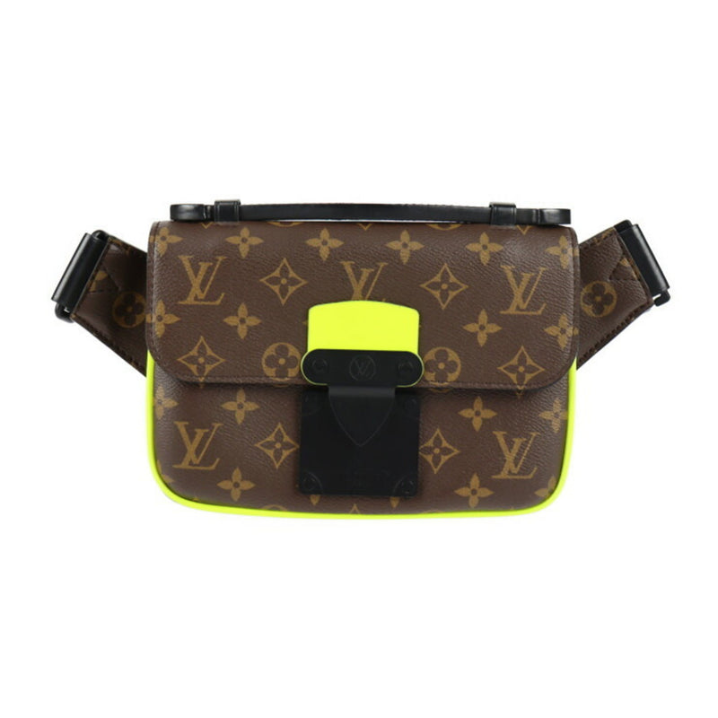 Louis Vuitton Black Brown Monogram Yellow Monogram Fanny Pack Pouch (Pre-Owned)