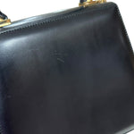 Salvatore Ferragamo Black Leather Shoulder Bag (Pre-Owned)