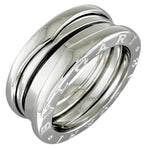 Bvlgari B.Zero1 Silver White Gold (18K) Band Ring (Pre-Owned)