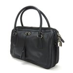 Salvatore Ferragamo Black Leather Handbag (Pre-Owned)