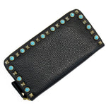 Valentino Garavani Black Leather Wallet (Bi-Fold) (Pre-Owned)