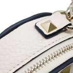 Valentino Garavani Ivory Leather Pouch (Pre-Owned)