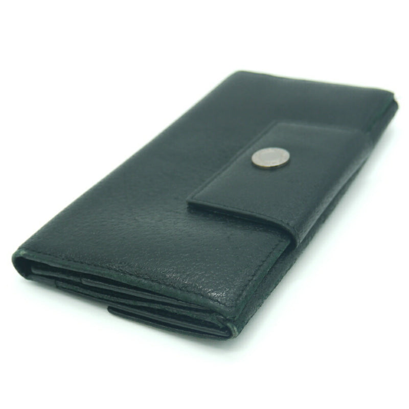 Bvlgari Black Leather Long Wallet (Bi-Fold) (Pre-Owned)