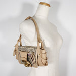 Fendi Beige Canvas Shoulder Bag (Pre-Owned)