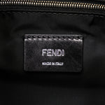 Fendi Black Canvas Leather Sling Bag (Pre-Owned)