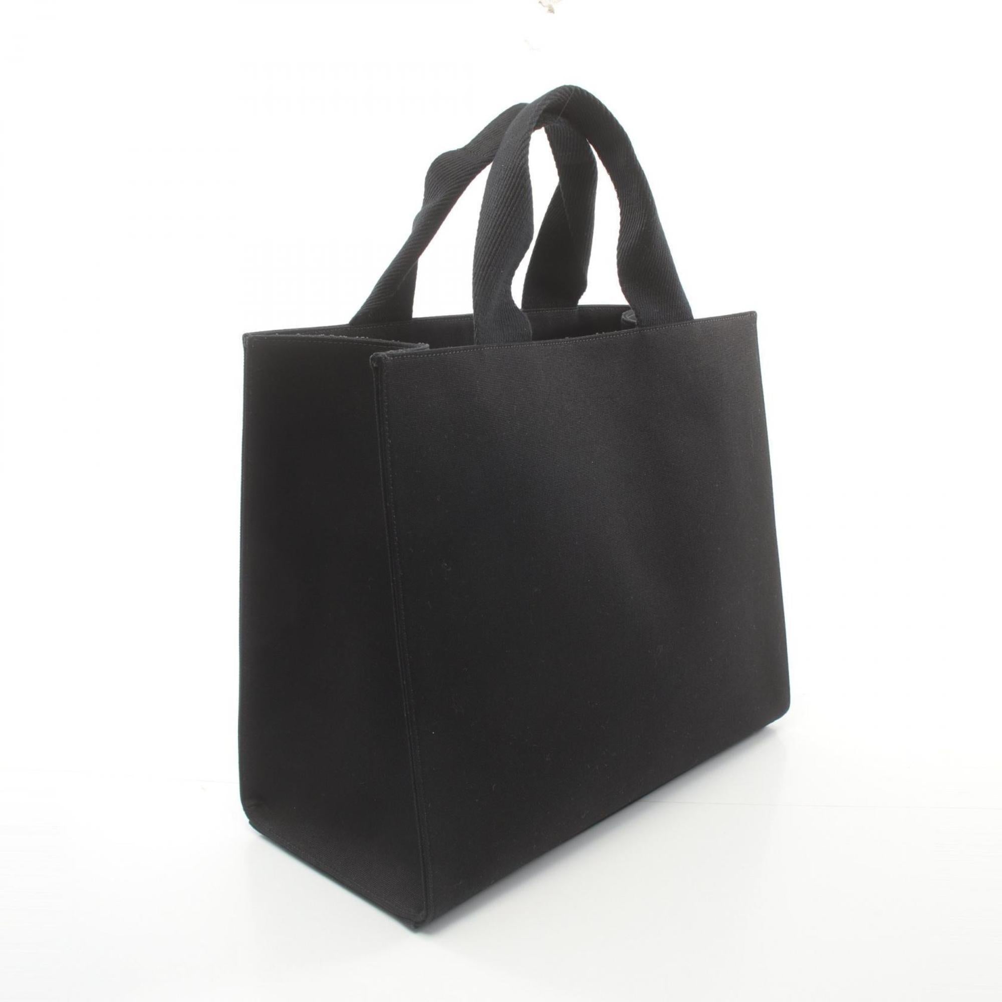 Fendi Black Canvas Tote Bag (Pre-Owned)