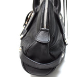 Salvatore Ferragamo Black Leather Shoulder Bag (Pre-Owned)