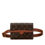 Louis Vuitton Brown Pvc Leather Fanny Pack (Pre-Owned)