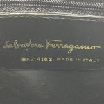 Salvatore Ferragamo Black Leather Shoulder Bag (Pre-Owned)