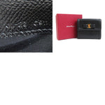 Salvatore Ferragamo Black Leather Wallet (Bi-Fold) (Pre-Owned)