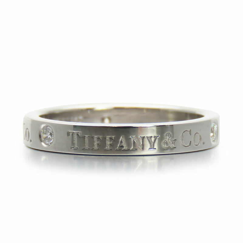 Tiffany Platinum Platinum 950 Band Ring (Pre-Owned)