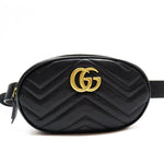 Gucci Black Leather Fanny Pack (Pre-Owned)