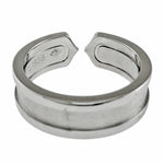 Cartier Silver White Gold (18K) Band Ring (Pre-Owned)