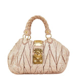 Miu Miu Beige Leather Handbag (Pre-Owned)