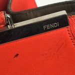 Fendi 3Jours Orange Leather Handbag Shoulder Bag Tote Bag (Pre-Owned)