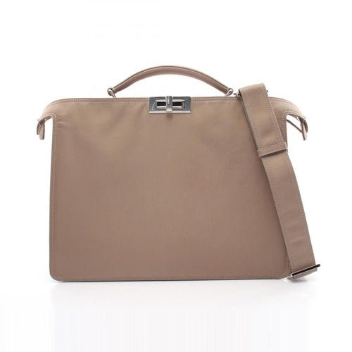 Fendi Beige Nylon Handbag (Pre-Owned)