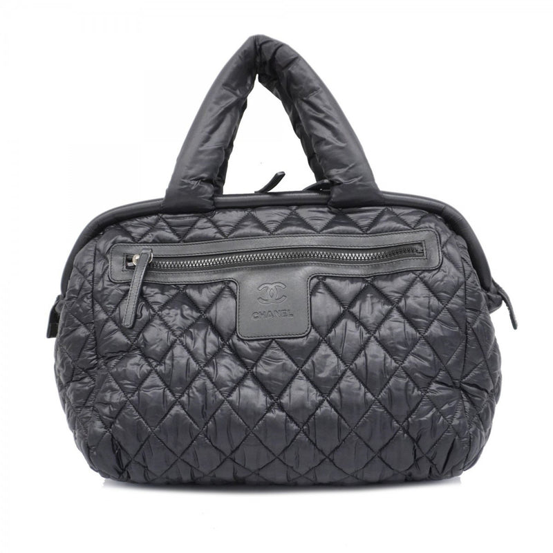 Chanel Black Nylon Handbag (Pre-Owned)