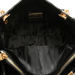 Salvatore Ferragamo Black Leather Handbag (Pre-Owned)