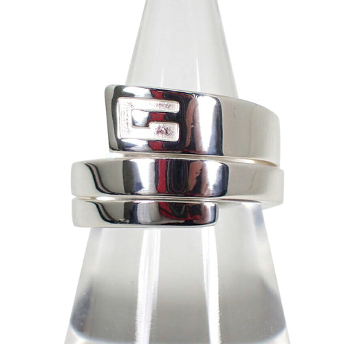 Gucci Silver Sterling Silver 925 Band Ring (Pre-Owned)