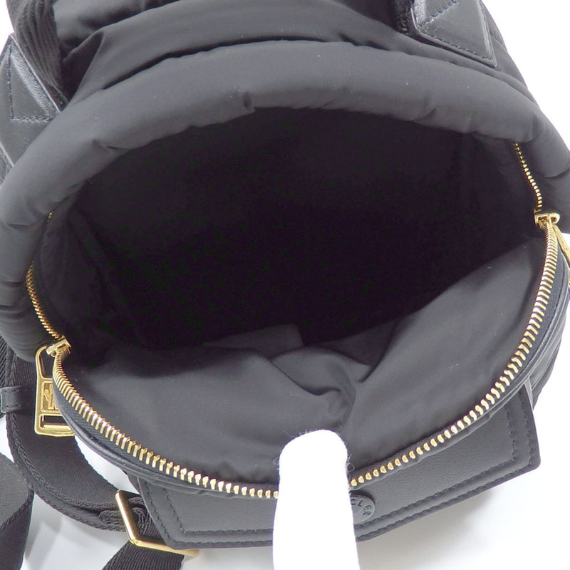 Moncler Black Nylon Leather Backpack (Pre-Owned)