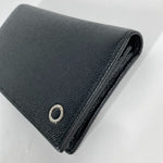 Bvlgari Black Leather Long Wallet (Bi-Fold) (Pre-Owned)