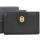 Bvlgari Bvlgari Bvlgari Black Leather Wallet (Bi-Fold) (Pre-Owned)