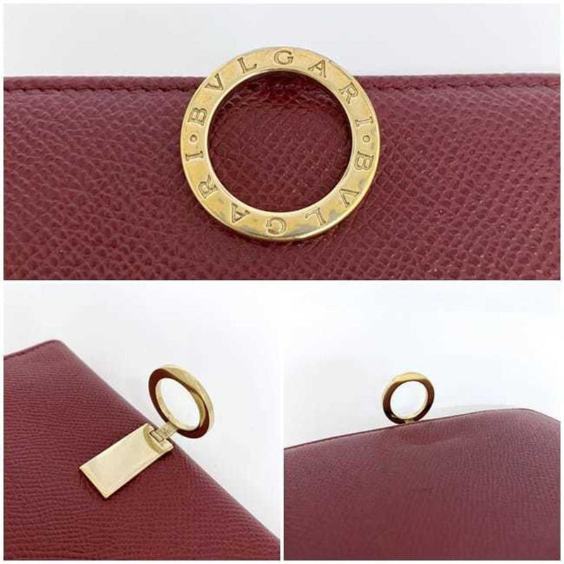 Bvlgari Bvlgari Bvlgari Bordeaux Wallet (Bi-Fold) (Pre-Owned)