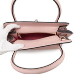 Bvlgari Pink Leather Handbag Shoulder Bag (Pre-Owned)