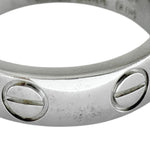 Cartier Love Silver White Gold (18K) Band Ring (Pre-Owned)