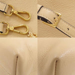 Versace Beige Leather Handbag (Pre-Owned)