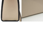 Fendi Beige Black Canvas Shoulder Bag (Pre-Owned)