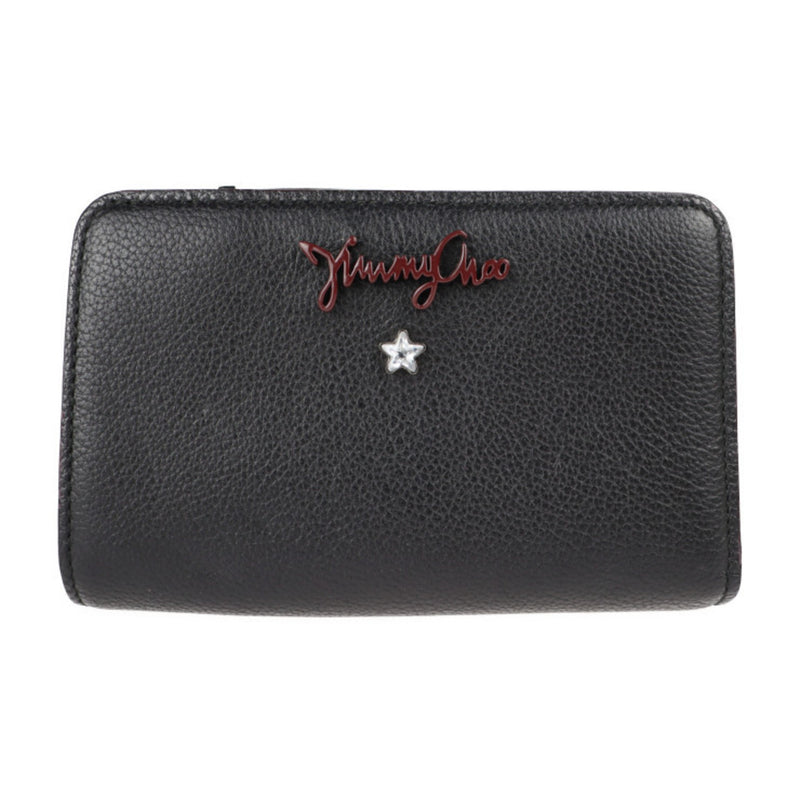 Jimmy Choo Black Leather Wallet (Bi-Fold) (Pre-Owned)