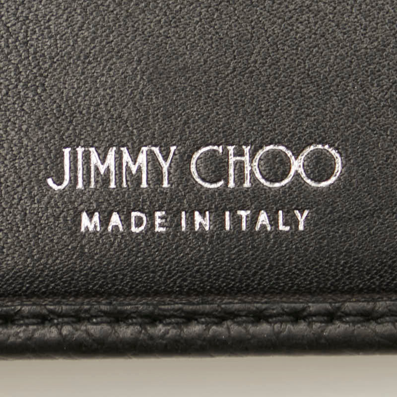 Jimmy Choo Black Leather Wallet (Bi-Fold) (Pre-Owned)